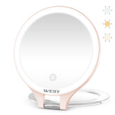Miroir WEILY avec agrandissement 10x et 1x pour un maquillage précis.