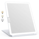 Miroir WEILY portable avec 72 LEDs pour éclairage précis en déplacement.