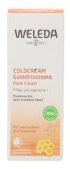 Weleda Baume Visage Hydratant Profond - application sur la peau, douceur et confort.