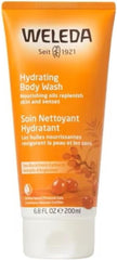 Weleda gel douche argousier hydratant, flacon 200 ml, hydrate la peau après la douche