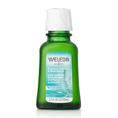 Weleda huile cheveux romarin – avant et après, brillance et nutrition