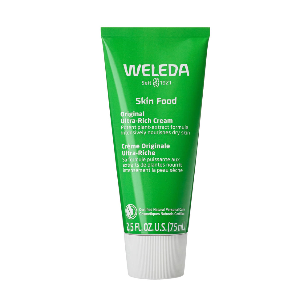 Weleda Skin Food crème corporelle originale, texture riche et hydratation durable.