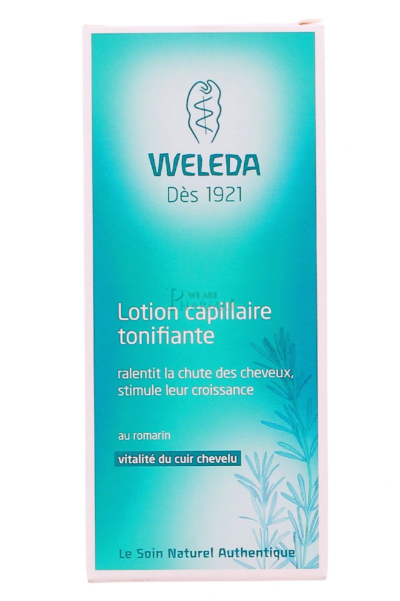Tonique romarin Weleda 100 ml sur cuir chevelu, revitalisant
