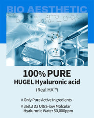 Wellage Real Hyaluronic Blue Ampoule – emballage épuré sans parfum.