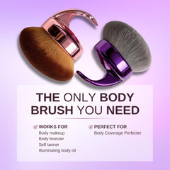 Brosse WendMart Kabuki pour le dos, accès facile et mélange parfait.