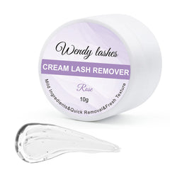 Wendy Lashes dissolvant crème pour extensions de cils – nettoyage efficace des résidus
