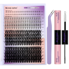 WENDY LASHES kit cils superieurs et bas, rendu naturel et polyvalent.