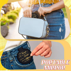Miroir Wenqik pliable et durable, idéal en salon beauté.
