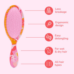 Wet Brush Démelage Cheveux Secs Douceur protégeant les pointes