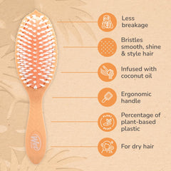 Wet Brush Go Green démêle sans douleur sur cheveux secs