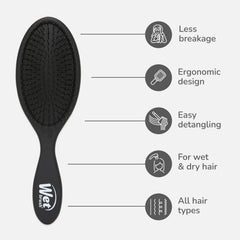 Wet Brush Original Detangler — utilisation sur cheveux secs pour démêler sans tirer