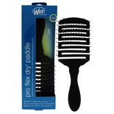 Wet Brush Pro Flex Dry Paddle Brush noir – démêlage en douceur et séchage accéléré.