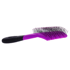 Wet Brush Pro Flex Dry Paddle Purple – poignée ergonomique et prise antidérapante.