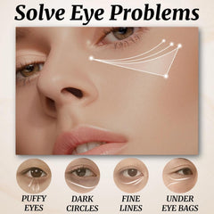 WEU Perfection raffermissement contour des yeux montre un film léger qui fixe le regard.