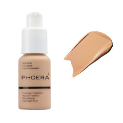 Texture Porcelaine du PHOERA Foundation pour une peau lisse et naturelle.