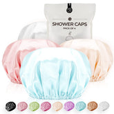 WhaleLife bonnet de douche réutilisable extra-large, pratique pour toute la famille.
