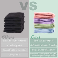 Bandeau Whaline visagé spa absorbant corail vert menthe, pratique pour maquillage.