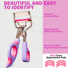 Whalrace pince-cils poignee bicolore ergonome pour un contrôle précis