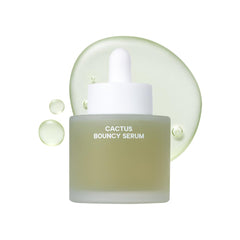 Whamisa Sérum Cactus Bouncy, flacon élégant, hydratation durable pour la peau.