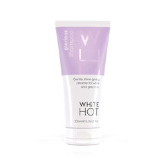 Shampoo White Hot Glorious: bouteille 200 ml pratique pour usage quotidien.