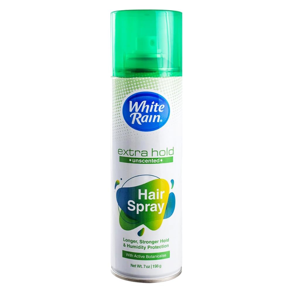 White Rain bouteille-aerosol-cheveux pour tous types de coiffure, tenue longue durée.