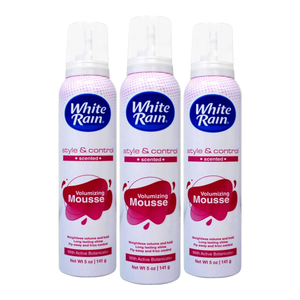 White Rain Mousse Volume – lift-racines pour un volume durable.