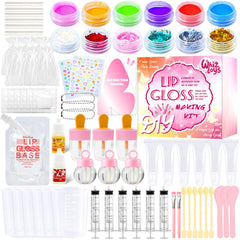 WhizToys kit gloss Lèvres, ensemble complet pour créer un gloss sur mesure à domicile