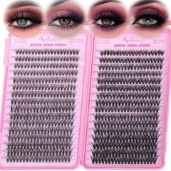 WIGICD Manga Lash Clusters kit 640 pièces pour un regard intense et naturel