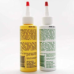 Wild Growth bouteille verte—protection thermique et douceur pour cheveux.