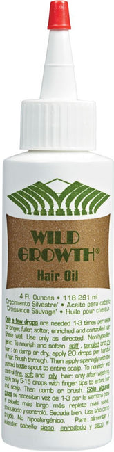 Huile Wild Growth, bouteille 120 ml prête à hydrater et nourrir les longueurs.