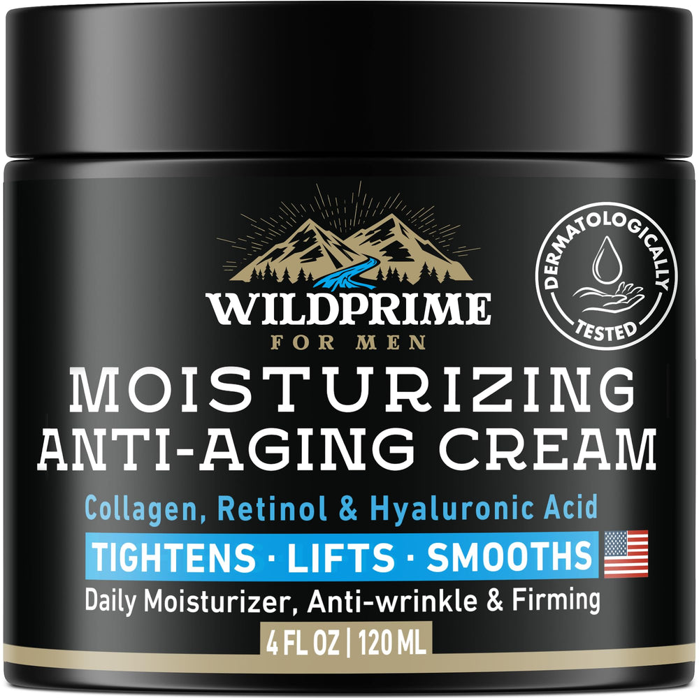 WildPRIME Crème Visage Homme – Hydratation quotidienne pour peau souple