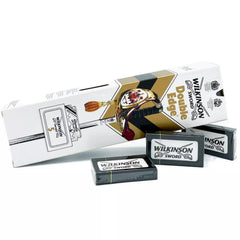 Lames Wilkinson Sword Classic DE – l’ensemble de 100 lames, prêt à remplacer.