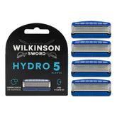 Rasoir Wilkinson Sword Hydro 5 avec lames protégeant la peau pour un rasage doux.