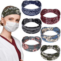Bandes-tête WILLBOND avec boutons bohème, ensemble de six pour divers looks et praticité.