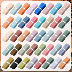 Willbond elastique-foldover 40 couleurs couture, finition nette pour textiles et accessoires.
