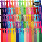 Élastiques WILLBOND colorés pour cheveux — ensemble polyvalent pour tous les looks.