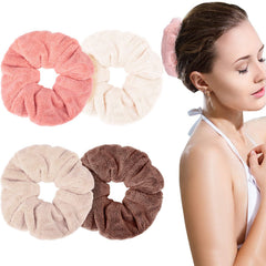 Scrunchies WILLBOND en microfibre: ensemble coloré pour cheveux délicats et en bonne forme.
