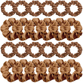 Willbond serre-cheveux satin marron clair, douceur et maintien confortable au quotidien.
