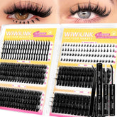 WiWiLINK clusters manga cils inferieurs, effets volumineux et regard amplifié.