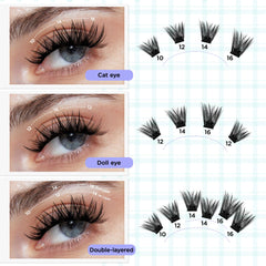 Les extensions Winkgiggle donnent un effet naturel et discret pour un regard équilibré.