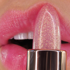 Winky Lux Baume Rosé Scintillant, teinte rosée personnalisée pour lèvres naturelles