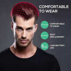 Winter Plum Laser Cap, batterie incluse offrant une utilisation sans fil.
