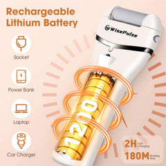 WisePulse affichage LED clair indique le niveau de charge.