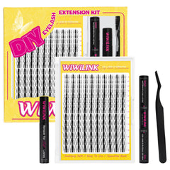 WiWiLINK kit-packaging: conditionnement soigné pour démarrer l’installation des cils clusters.