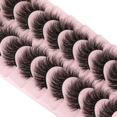 Les cils wiwoseo naturels 16 mm avec effet 3D pour un regard subtil.