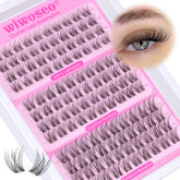 Cils invisibles wiwoseo 10-14 mm pour un regard naturel et personnalisable.