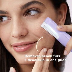 Lames en acier inoxydable allemand du rasoir WLU pour une exfoliation nette.