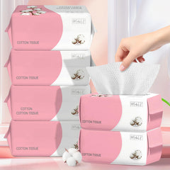 Lingette visage WMQL jetable, lot de 100 pièces, douceur et absorption pour le soin quotidien.