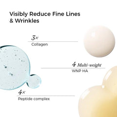 Peptides et antioxydants WNP pour atténuer visuellement les ridules