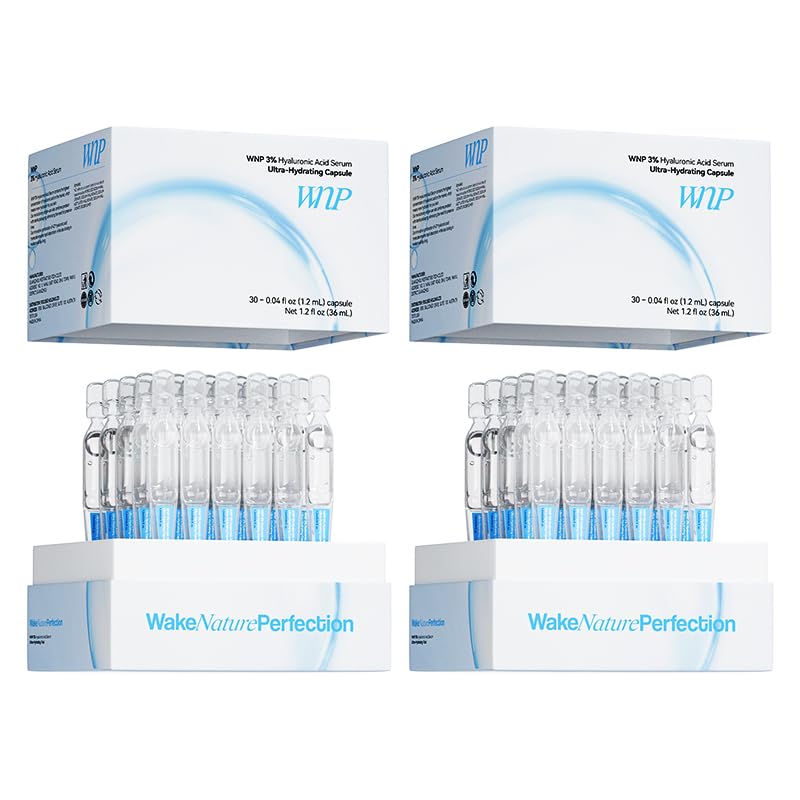 Sérum WNP 3% HA: flacon individuel pour hydratation profonde du visage.